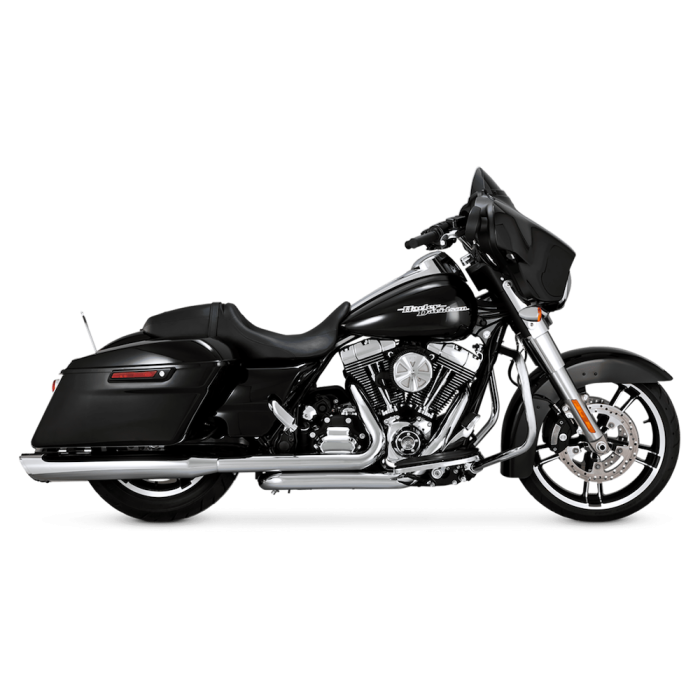 Глушитель Vance&Hines Twin Slash для Harley Touring / Trike
