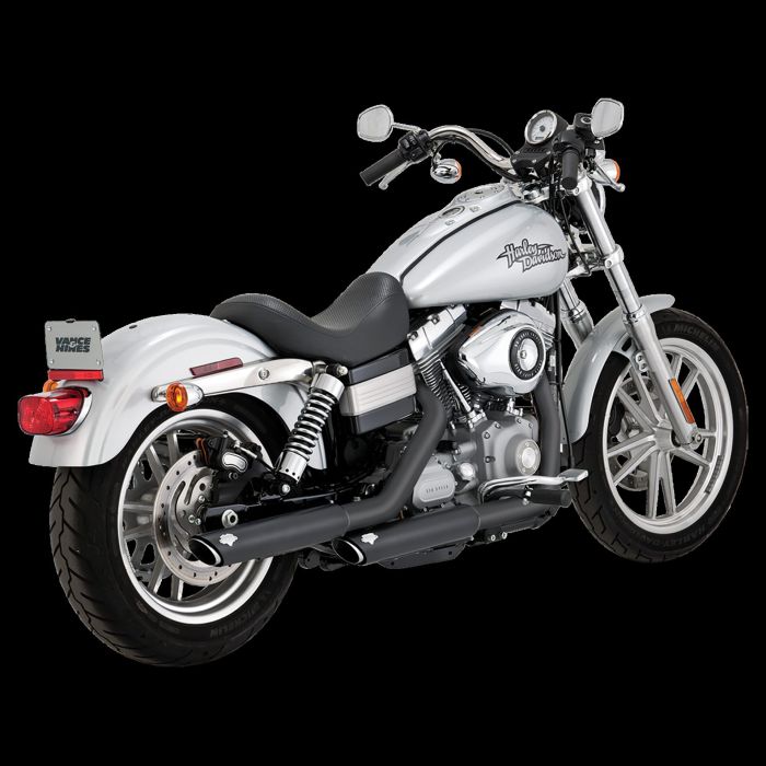 Глушитель Vance & Hines Twin Slash 3" для Harley Fat Boy