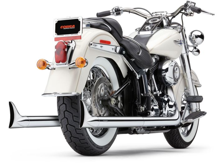 Глушитель Cobra Bad Hombre Dual для Harley Softail 12-17