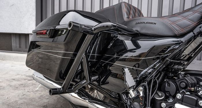 Слайдеры передние + задние Burly Brand Brawler для Harley FLH 11-22