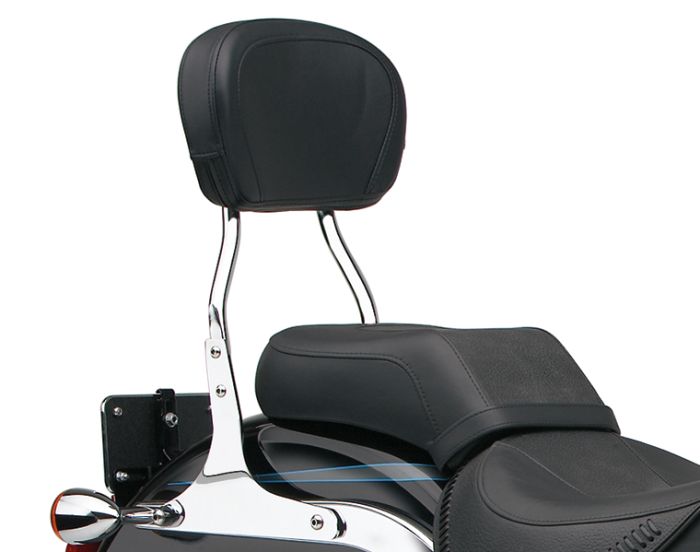 Пассажирская спинка Cobra Standard Round Sissy Bar для Harley Softail