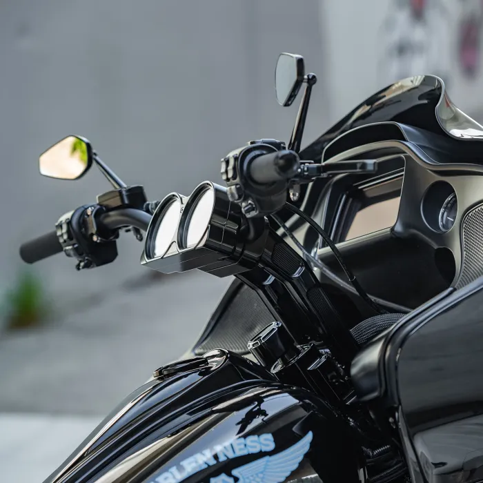 Стойки руля Arlen Ness Method Bagger Kickback для Harley FLTRX / FLTRU / FLTRK
