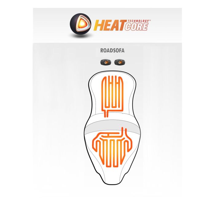 Сиденье с подогревом Saddlemen Heated Roadsofa™ Seat для 2014-2023 Chief / Chieftain / Springfield / Roadmaster