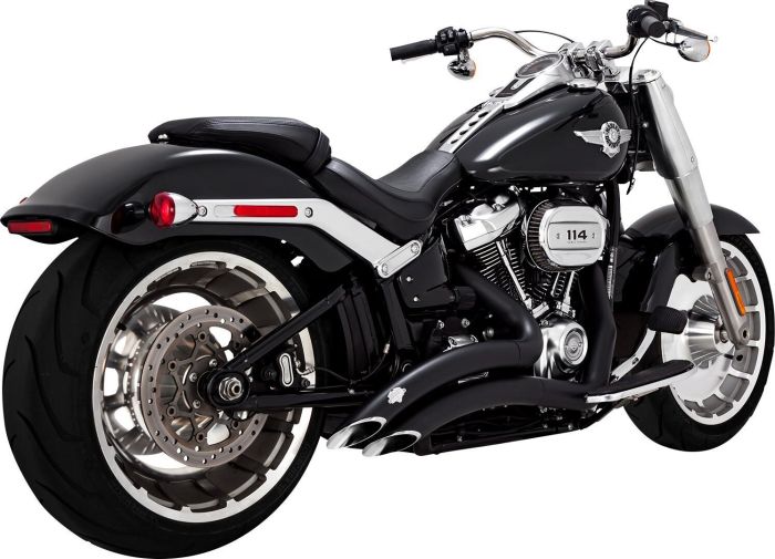 Глушитель Vance&Hines Big Radius для Harley Softail 2018+ (широкие колеса)