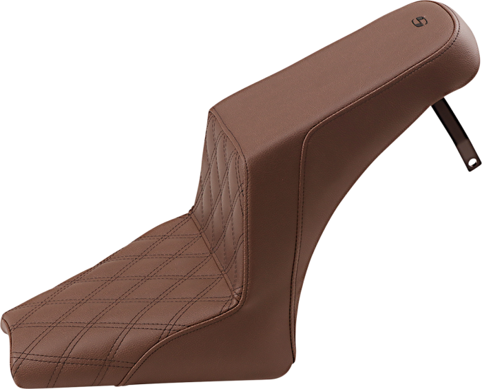 2018-2019 for Indian Scout Bobber Step Up Seat Driver Lattice Stitched Brown