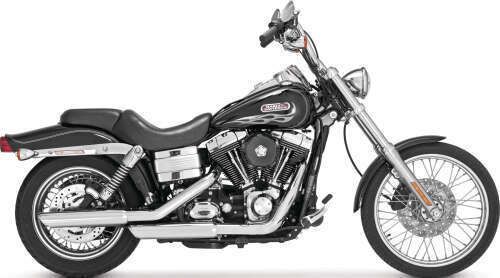 Глушитель Vance & Hines Twin Slash 3" для Harley Dyna 2010-2017