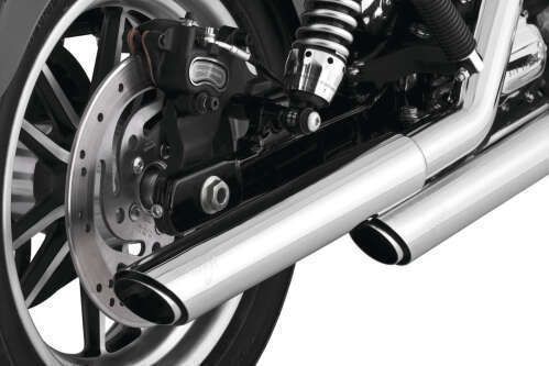 Глушитель Vance & Hines Twin Slash 3" для Harley Dyna 2010-2017