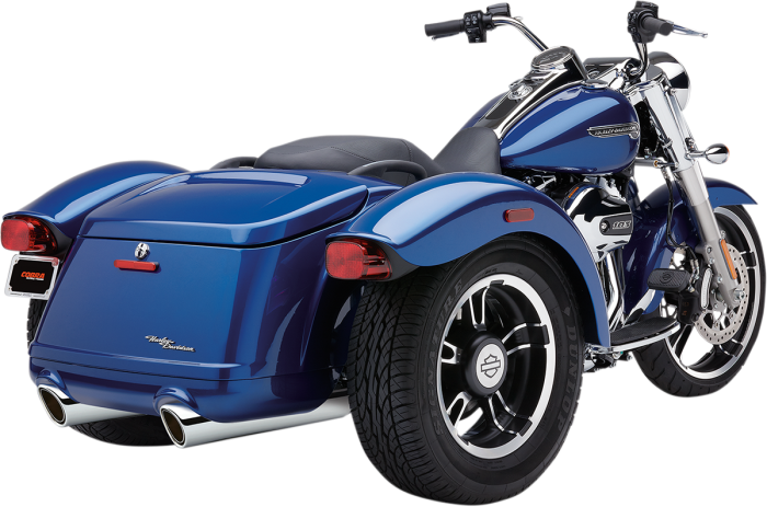 Глушитель Cobra 909 4" Twins для Harley Freewheeler / RG3 15-16