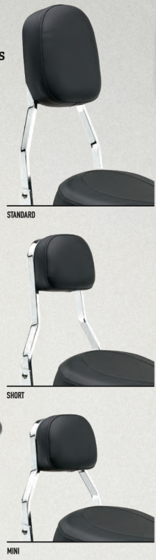 Пассажирская спинка Cobra Sissy Bar Mini для Harley Softail