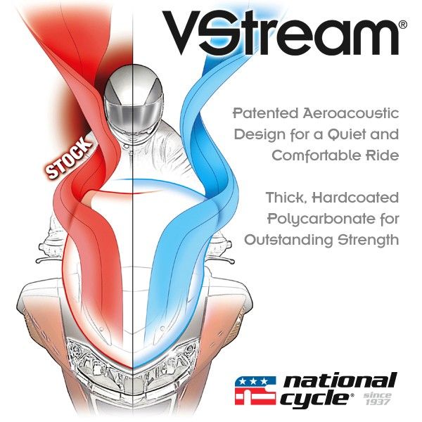 Стекло National Cycle VStream Touring для Victory Cross Country